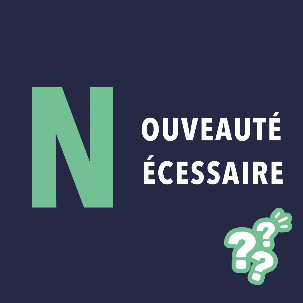 Image : nouveauté, nécessaire
