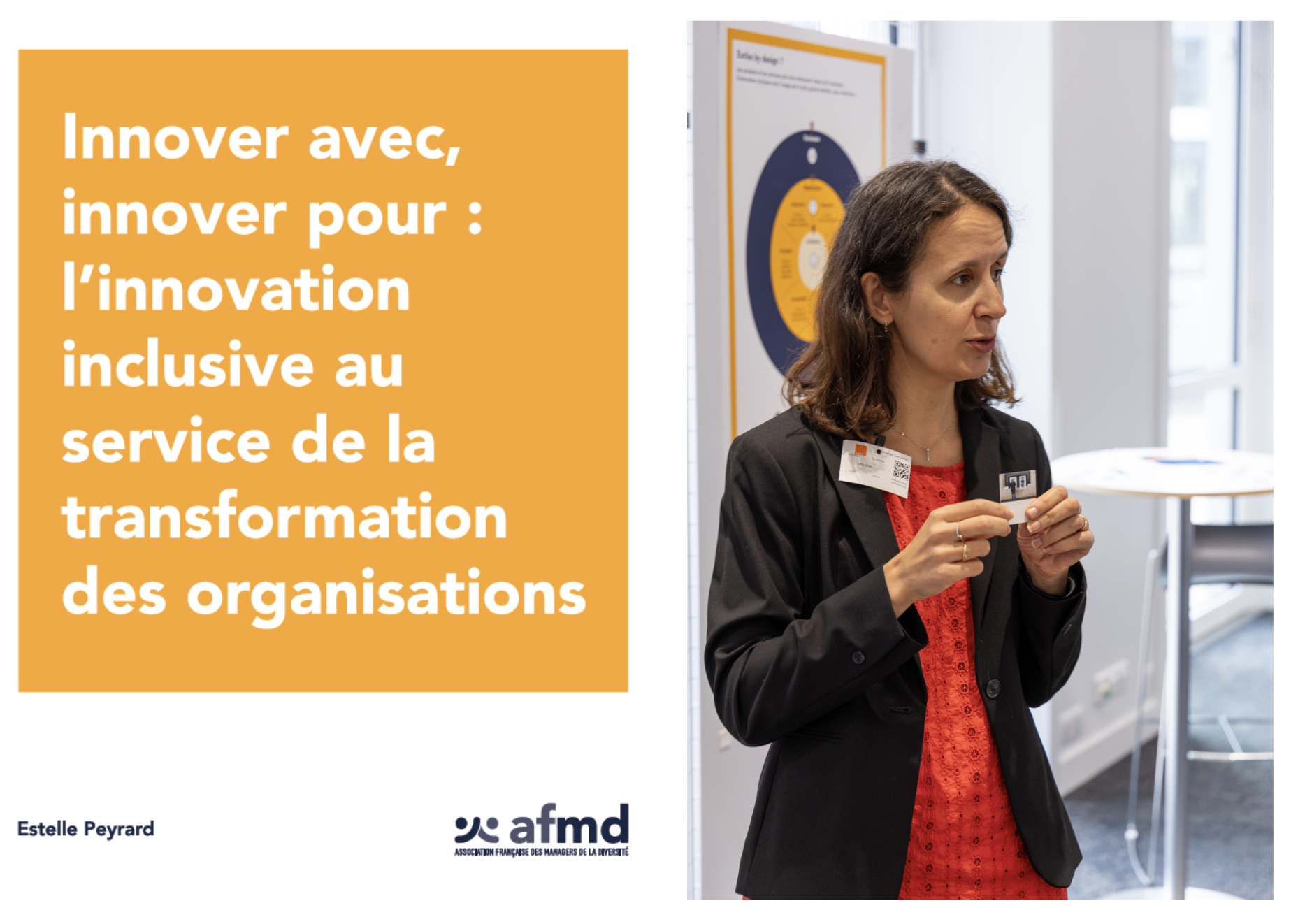 Estelle Peyrard et son ouvrage Innover avec, innover pour
