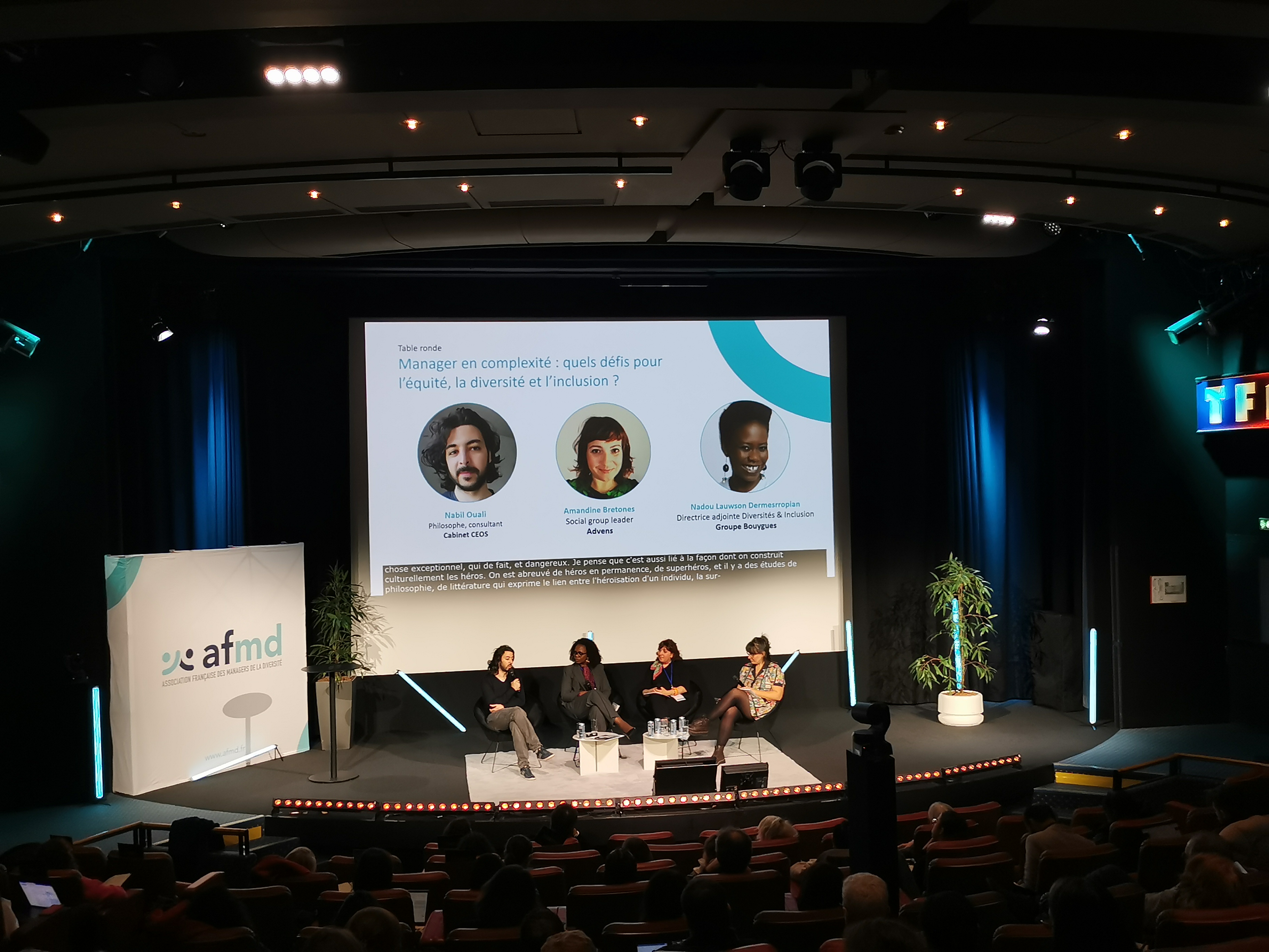 Intervenants et intervenantes de la table ronde