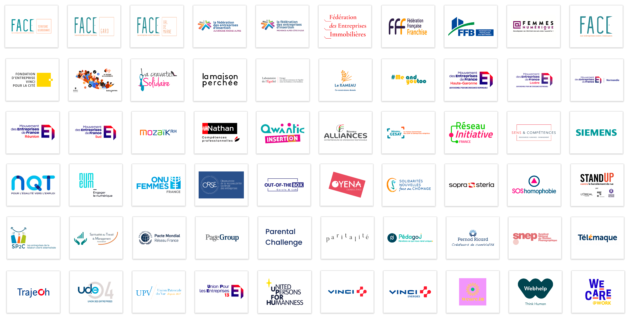 Logos des partenaires de la SERI 2022