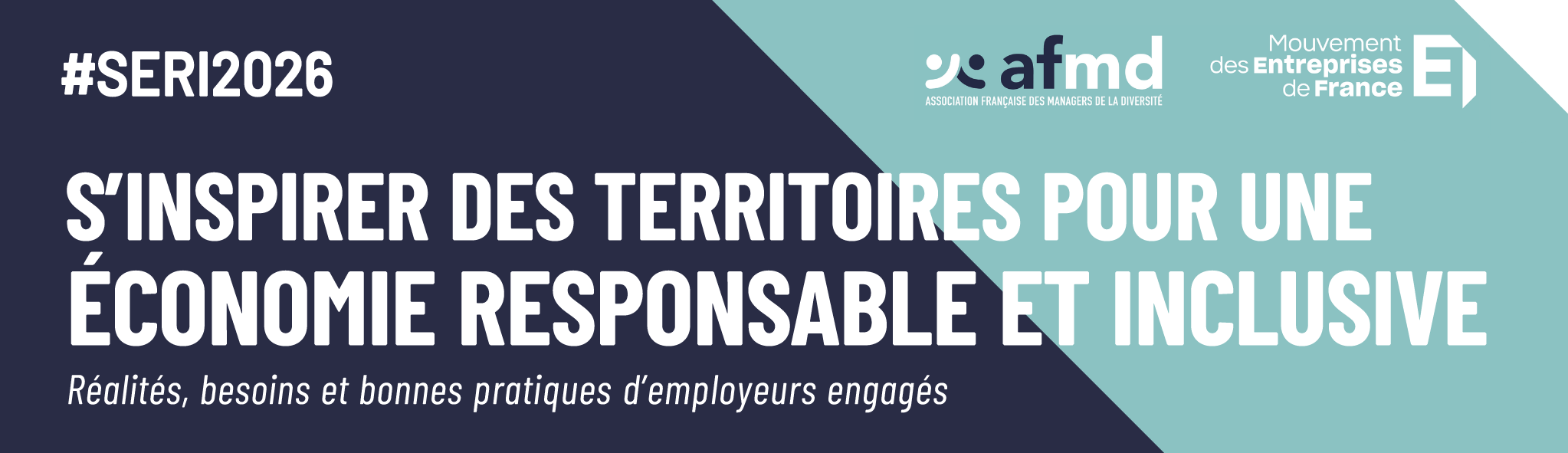 Bannière SERI2026 S'inspirer des territoires pour une économie responsable et inclusive