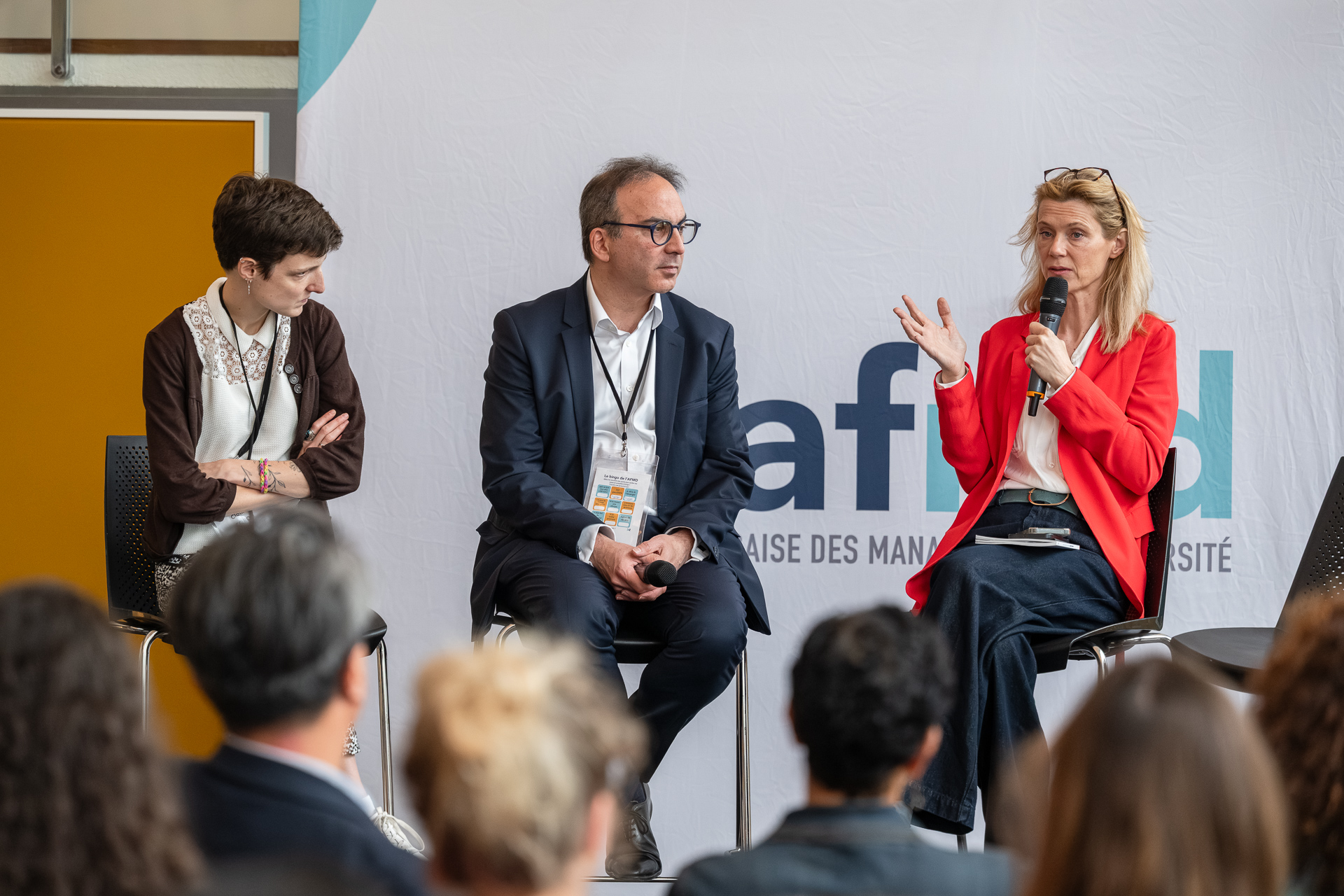 Clotilde Coron, Bruce Roch, Alice de Maximy prennent la parole