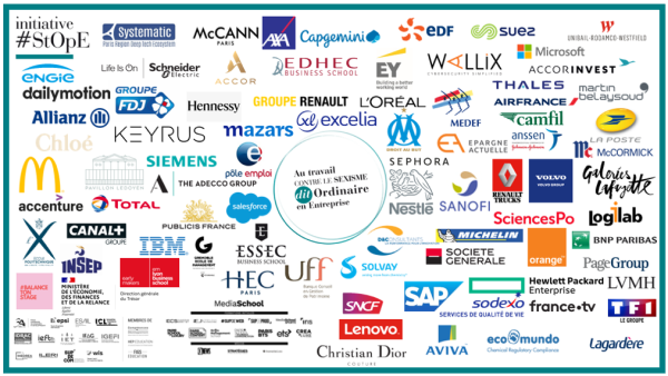 planche des logos des signataires stope