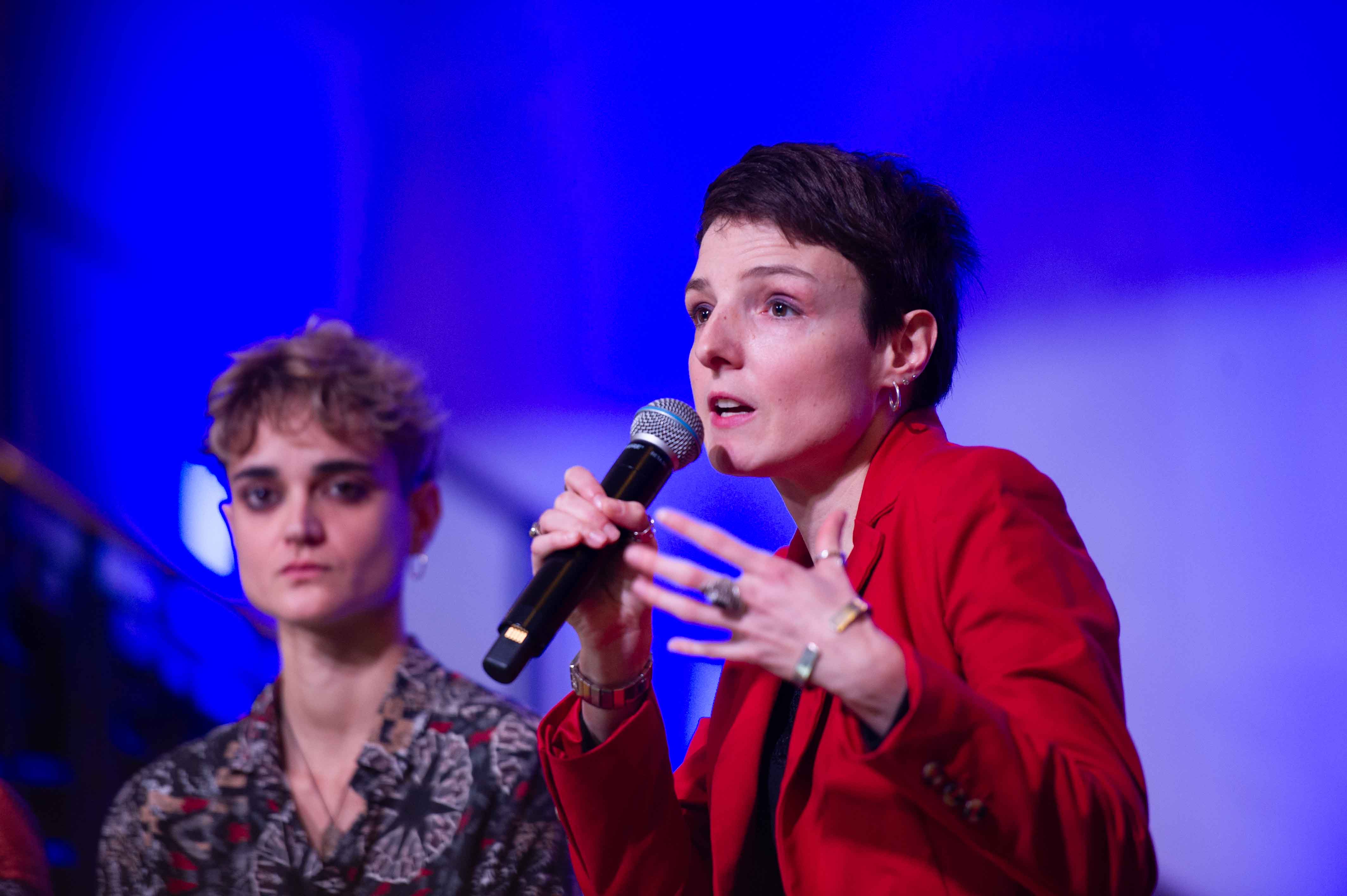 Photo de Clotilde Coron et Marie Ségur intervenantes 